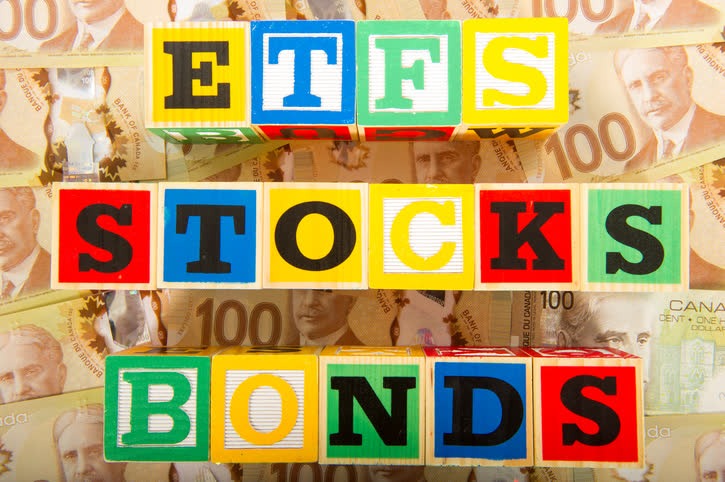 ETF, Stocks, Bonds Blocks 